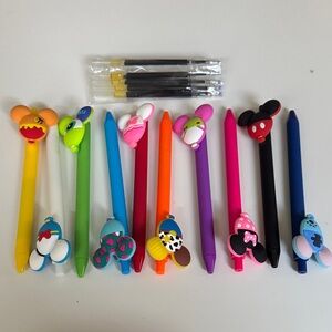 Disney Character Pen Set with Vibrant Colors